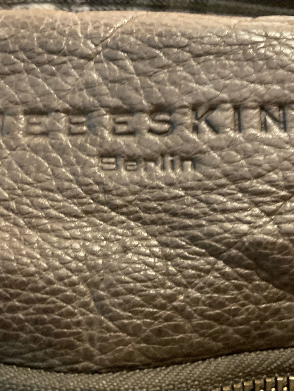 Liebeskind Gray Taupe Leather Crossbody Bag - Picture 4 of 6